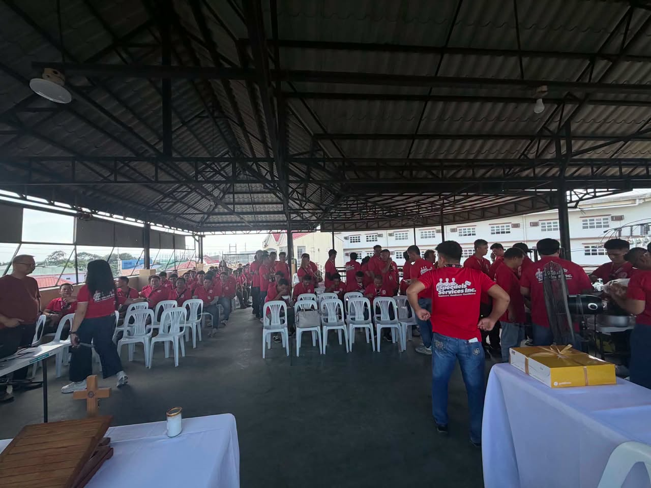 Welcoming Calamba employees